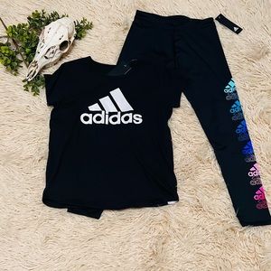 [adidas] Girl's Athletic Set